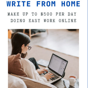 Get Paid To Write From Home.